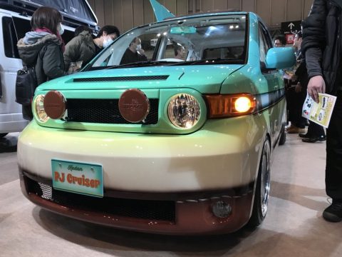 2018 オートサロン　カスタムカー　 花壇自動車学校　ポルテ　FJクルーザー(7)